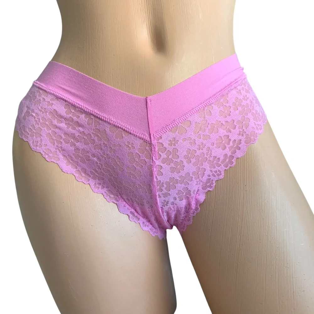 Victoria’s Secret 3pk Thong Panties Lot of 3 small New